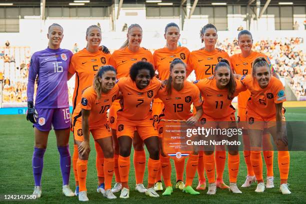 Netherlands line up Daphne Van Domselaar , Lynn Wilms , Stefanie Van Der Gragt , Damaris Berta Egurrola , Dominique Johanna Anna Janssen , Sherida...