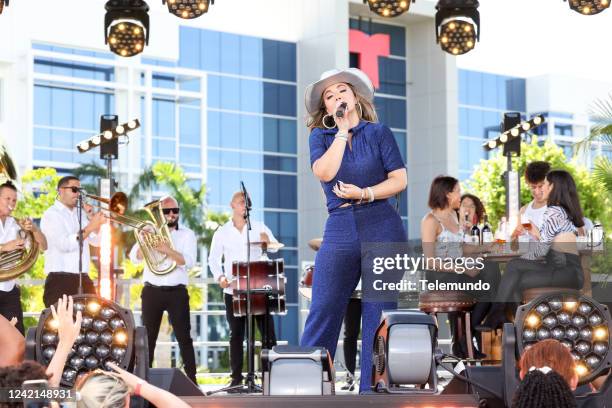 Conciertos de Verano en Telemundo - Chiquis" -- Pictured: Chiquis at the Telemundo Center in Miami, FL on July 29, 2022 --