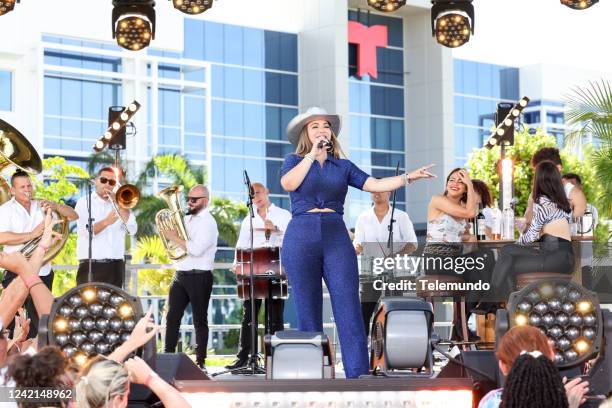 Conciertos de Verano en Telemundo - Chiquis" -- Pictured: Chiquis at the Telemundo Center in Miami, FL on July 29, 2022 --