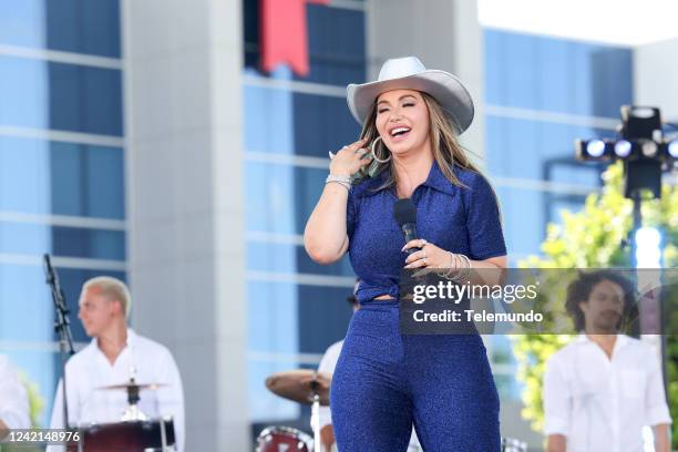 Conciertos de Verano en Telemundo - Chiquis" -- Pictured: Chiquis at the Telemundo Center in Miami, FL on July 29, 2022 --