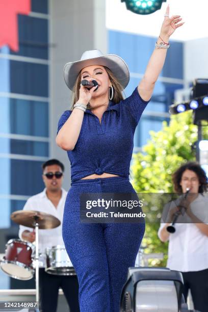 Conciertos de Verano en Telemundo - Chiquis" -- Pictured: Chiquis at the Telemundo Center in Miami, FL on July 29, 2022 --