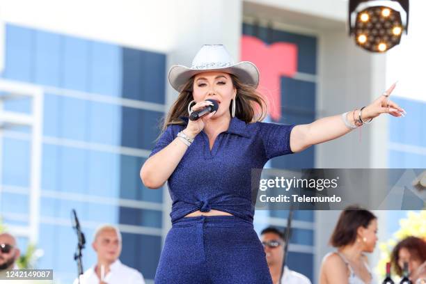 Conciertos de Verano en Telemundo - Chiquis" -- Pictured: Chiquis at the Telemundo Center in Miami, FL on July 29, 2022 --