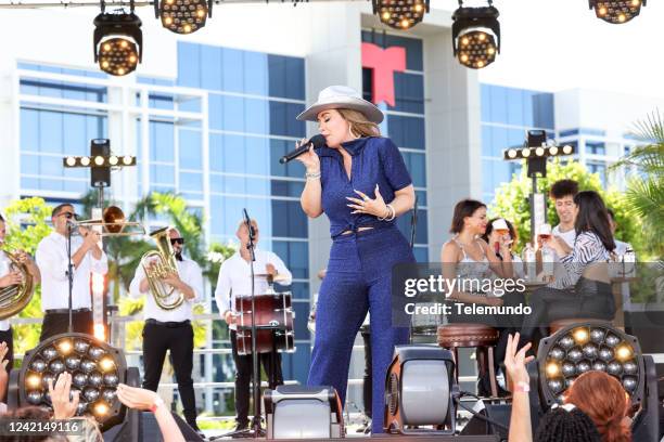 Conciertos de Verano en Telemundo - Chiquis" -- Pictured: Chiquis at the Telemundo Center in Miami, FL on July 29, 2022 --