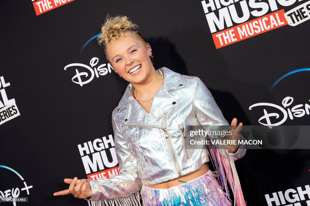 US dancer and singer JoJo Siwa attends the Disney+ "High School... News