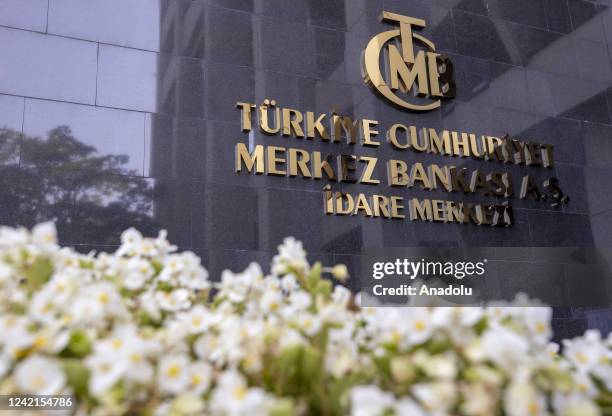 View of the Central Bank of the Republic of Turkey building in Ankara, Turkiye on July 28, 2022. Ali Balikci / Anadolu Agency