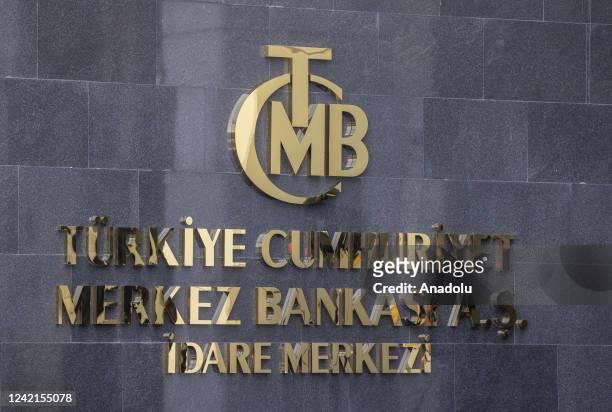 View of the Central Bank of the Republic of Turkey building in Ankara, Turkiye on July 28, 2022. Ali Balikci / Anadolu Agency