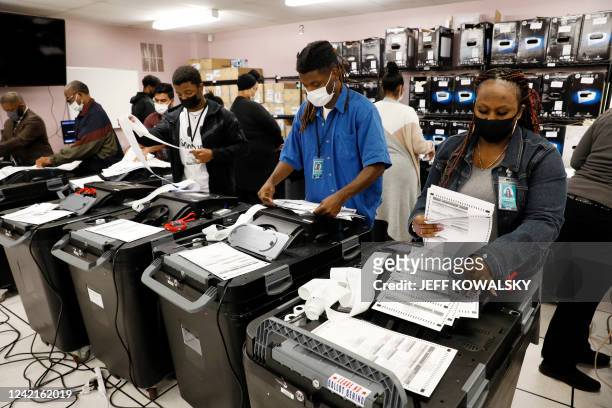 The City of Detroit Department of Elections performs a Public Accuracy Test of their equipment, which is made by Dominion Voting Systems, in advance...