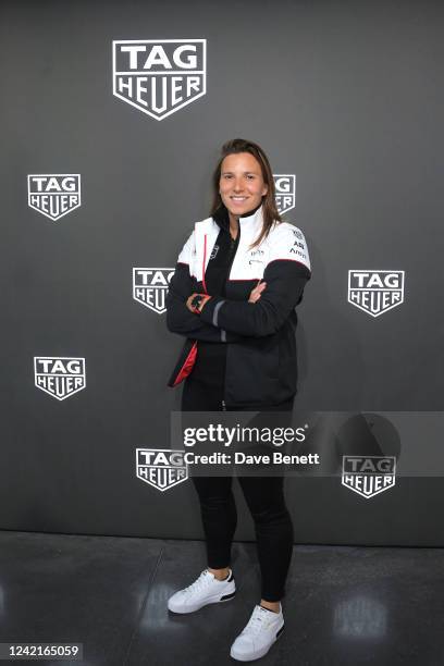 Heuer Porsche Formula E reserve driver Simona de Silvestro attends as TAG Heuer and Porsche celebrate Formula E at Magazine London on July 28, 2022...