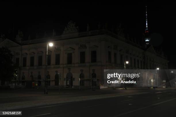 View of Zeughaus in Berlin, Germany on July 28, 2022. Many public buildings will not be illuminated at night to save energy after rising gas and...