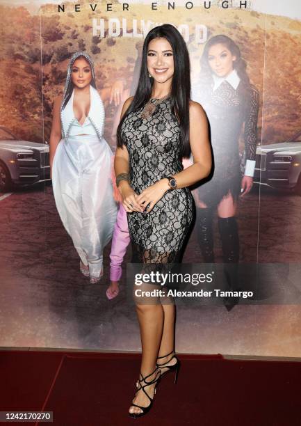 Vanessa Lotero is seen at the "Secret Society 2: Never Enough" Miami screening on July 28, 2022 in Miami, Florida.