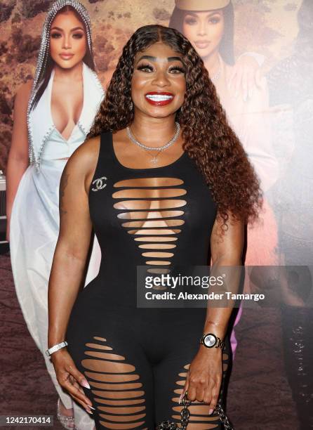 Diamond Doll is seen at the "Secret Society 2: Never Enough" Miami screening on July 28, 2022 in Miami, Florida.