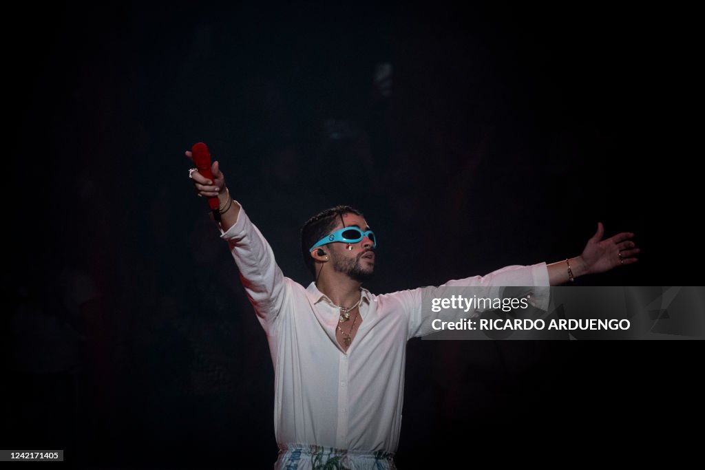 Bad Rabbit Puerto Rican Puerto Rican rapper Bad Bunny performs on stage as part of his... News ...