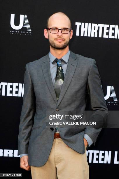 British cave diver Josh Bratchley attends the Los Angeles premiere of "Thirteen Lives" on July 28 at the Regency Village Theater in Westwood,...