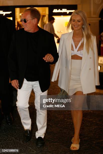 Michael Kors is seen on July 30, 2022 in Capri, Italy.