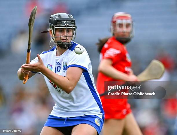 Dublin , Ireland - 23 July 2022; Abby Flynn of Waterford during the Glen Dimplex Senior Camogie All-Ireland Championship Semi-Final match between...