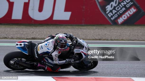 Scott Redding GBR BMW M1000 RR BMW Motorrad WorldSBK Team during the World SuperBike - SBK Prosecco DOC Czech Round 6 - Free Practice and...