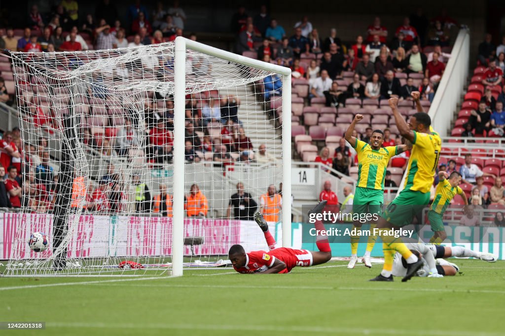Middlesbrough v West Bromwich Albion - Sky Bet Championship