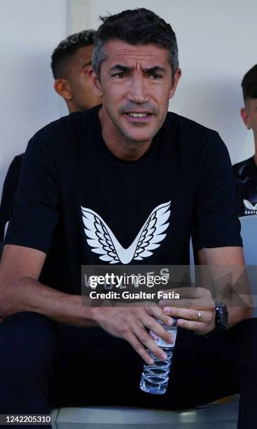 Bruno Lage of Wolverhampton Wanderers FC before the start of the Pre-Season Friendly match between Wolverhampton Wanderers and Sporting CP at Estadio...