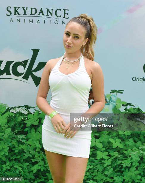 Ava Kolker at the 'Luck' world premiere held at Regency Village Theater on July 30, 2022 in Los Angeles, California.