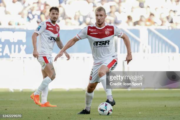 Julien MASSON during the Ligue 2 BKT match between Bordeaux and Valenciennes at Stade Matmut Atlantique on July 30, 2022 in Bordeaux, France. - Photo...