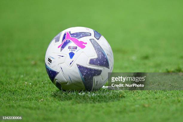 Offial Puma serie A match ball during the 1st Angelo Iervolino Trophy match between US Salernitana 1919 and Adana Demirspor at Stadio Arechi,...