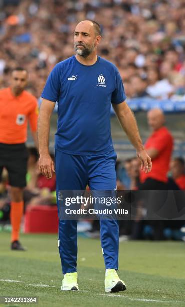 Head coach of Marseille Igor Tudor during the Friendly match between Marseille and Milan AC at Orange Velodrome on July 31, 2022 in Marseille, France.