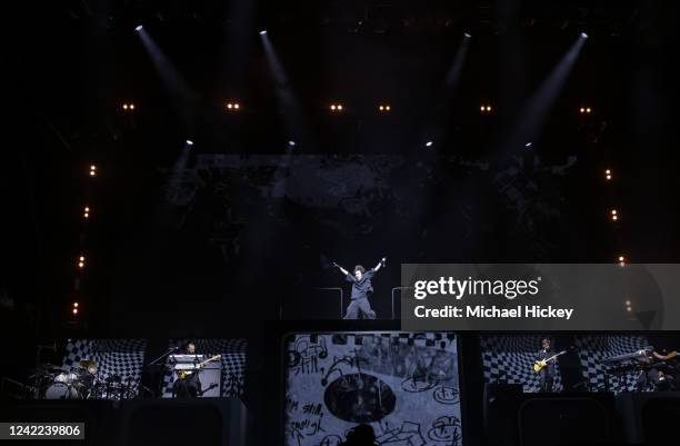 Hope performs during day 4 of Lollapalooza at Grant Park on July 31, 2022 in Chicago, Illinois.