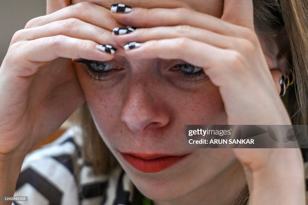 Dina Belenkaya of Israel competes, during the Round 4 game against