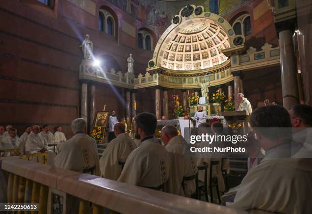 Representatives of all Jesuit religious houses from all over Poland take part in the Liturgy conducted by Archbishop Emeritus of Krakow, Cardinal...