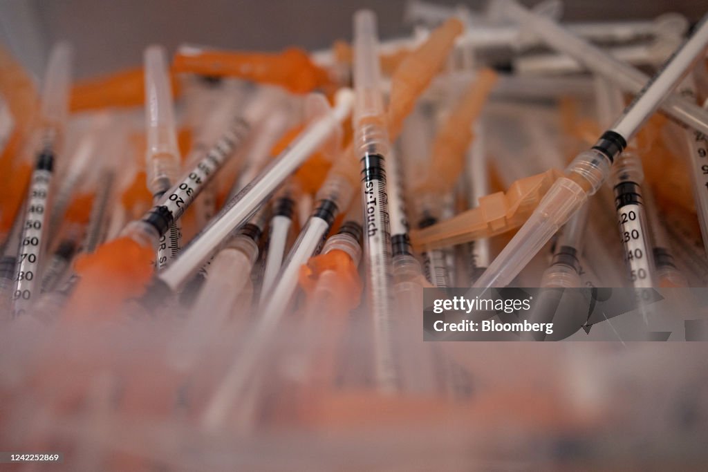 Healthcare Workers Administer The Novavax Covid Vaccine