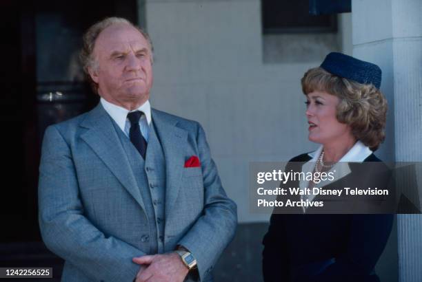 Los Angeles, CA Jack Warden, Rue McClanahan appearing in the ABC-TV movie 'Topper', an unsold pilot.