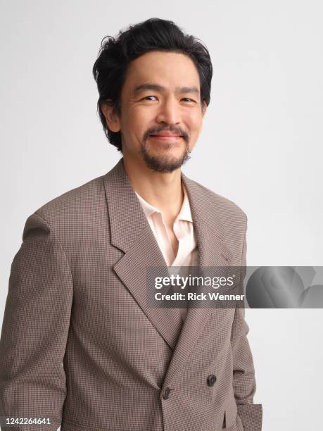 John Cho from the film 'Don't Make Me Go' poses for a portrait during the 2022 Tribeca Film Festival at Spring Studio on June 13, 2022 in New York...