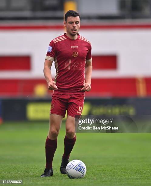 Dublin , Ireland - 31 July 2022; James Finnerty of Galway United during the Extra.ie FAI Cup First Round match between Bluebell United and Galway...