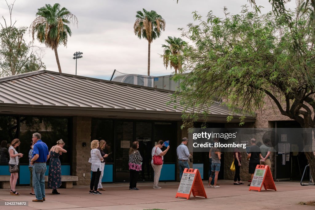 Voters Cast Ballots In Arizona Primary