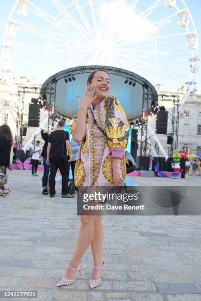 Jaime Winstone attends the presentation of Somerset House's "This Bright Land" for a summer festival celebration of community culture, created by...