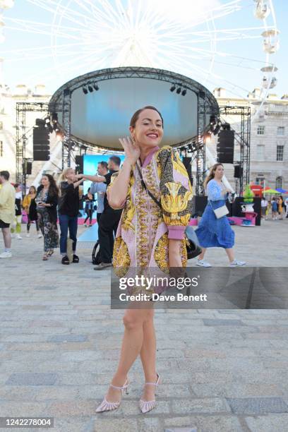 Jaime Winstone attends the presentation of Somerset House's "This Bright Land" for a summer festival celebration of community culture, created by...