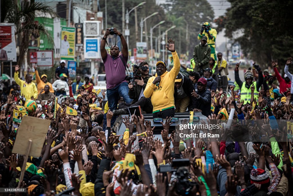 Kenya's Presidential Candidate William Ruto Rallies In Key Battleground County
