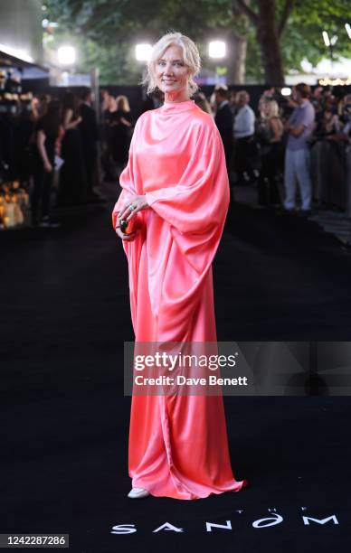 Joely Richardson attends the World Premiere of "The Sandman" at BFI Southbank on August 3, 2022 in London, England.