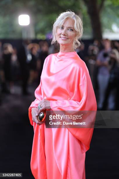 Joely Richardson attends the World Premiere of "The Sandman" at BFI Southbank on August 3, 2022 in London, England.