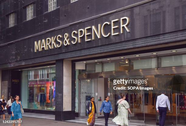 General view of Marks & Spencer store in Oxford Street.