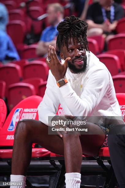 Player DeMarre Carroll attends a game between the Minnesota Timberwolves and the Milwaukee Bucks during the 2022 Las Vegas Summer League on July 13,...