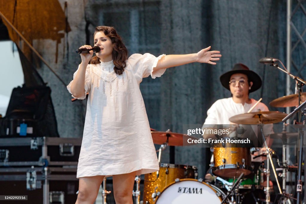 Singer Katie Melua Performs Live On Stage During A Concert At The singer-katie-melua-performs-live-on-stage-during-a-concert-at-the