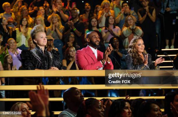 Judges JoJo Siwa, Stephen tWitch Boss and Leah Remini on SO YOU THINK YOU CAN DANCE airing Wednesday, August 10 on FOX.