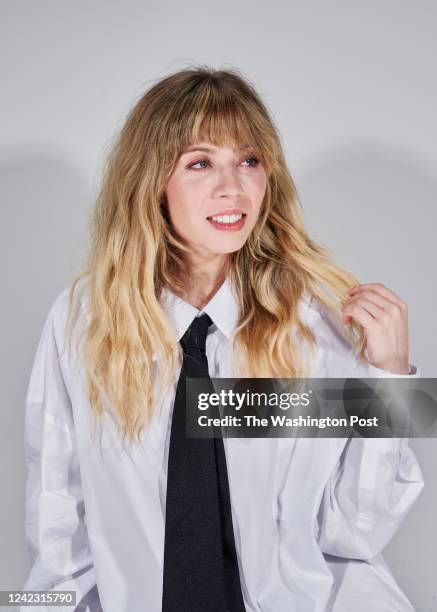 August 1: Jennette McCurdy a former Nickelodeon star, poses for a portrait at a studio in Downtown Los Angeles, California on August 1, 2022. McCurdy...