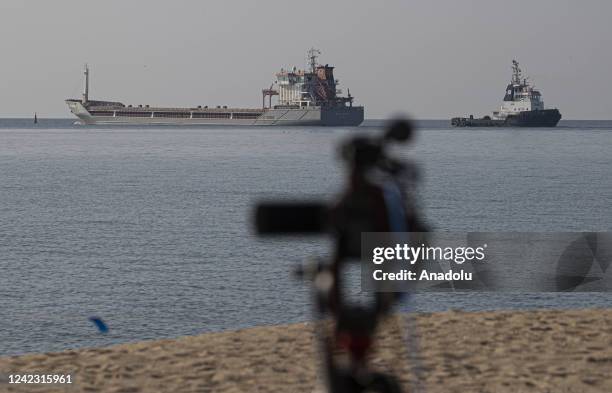 Turkiye flagged Polarnet named dry cargo vessel, carrying 12.000 grain, departs from Chornomorsk Port to arrive in Istanbul, Turkiye for inspection...