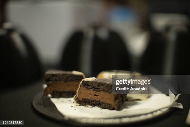 An alfajor that competes in the Alfajores World Championship in Buenos Aires, Argentina on Aug. 04, 2022. The Alfajor World Championship is held in...