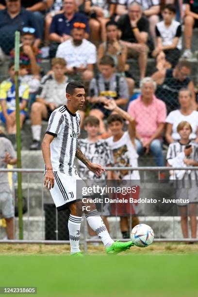 Angel Di Maria during the Pre-Season Friendly between Juventus vs Juventus B on August 04, 2022 in Villar Perosa, Italy.