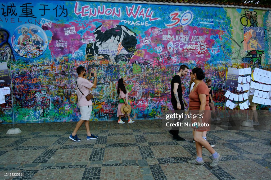 John Lennon Wall In Prague