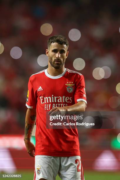 Rafa Silva of SL Benfica during the Liga Portugal Bwin match between SL Benfica and FC Arouca at Estadio do Sport Lisboa e Benfica on August 5, 2022...