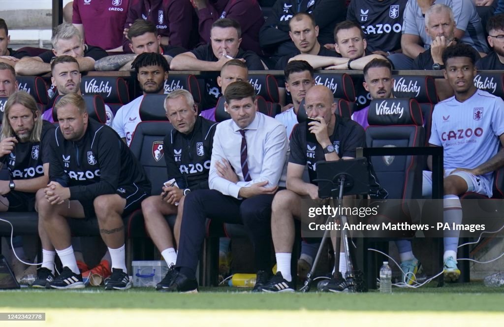 AFC Bournemouth v Aston Villa - Premier League - Vitality Stadium